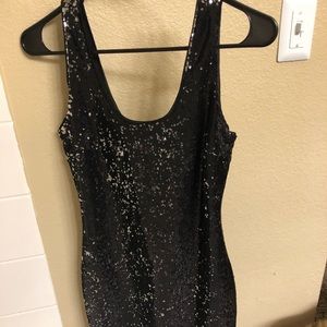 Beautiful gently used Sequence dress 4 slim figure